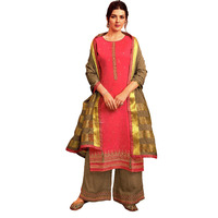 MAHATI Silk Kurti Palazzo Suits (Size: M)