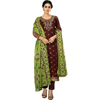 MAHATI Silk Kurti Palazzo Suits (Size: M)