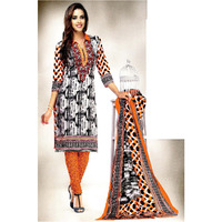 MAHATI Black   cotton unstitched Salwar suits