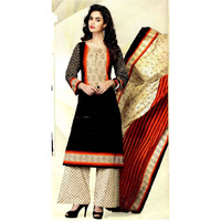 MAHATI Black   cotton  Salwar suits (Size: XL)