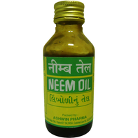 2 Pack 100ML Neem Oil 100% Pure Oil Ashwin Pharma Dandruff Itch