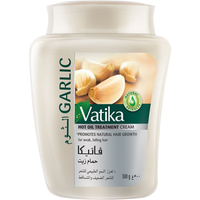 Dabur Vatika Garlic Hair Mask Oil Treatment Cream to Promote Hair Growth - 500 Gm
