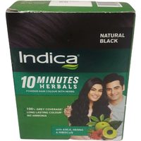 Indica Herbals Hair Color Henna Natural Black - 40 Gm