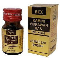 REX Kamini 10gm Vidrawan Ras With Kesar Ayurved Sar Sangrah