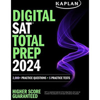 Digital SAT Total Prep 2024 with 2 Full Length Practice Tests, 1,000+ Practice Q [Paperback]