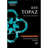 ESV Topaz Reference Edition, Dark Blue Goatskin Leather, ES676:XRL [Leather / fine bindi]