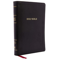 KJV Holy Bible: Giant Print with 53,000 Cross References, Deluxe Black Leatherso [Leather / fine bindi]