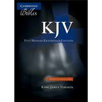 KJV Pitt Minion Reference Bible, Brown Goatskin Leather, KJ446:X [Leather / fine bindi]