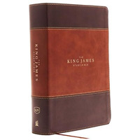 KJV, The King James Study Bible, Leathersoft, Brown, Red Letter, Full-Color Edit [Leather / fine bindi]
