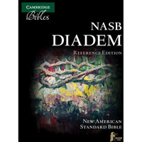 NASB Diadem Reference Edition, Black Edge-Lined Calfskin Leather, Red-letter Tex [Leather / fine bindi]