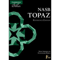 NASB Topaz Reference Edition, Dark Blue Goatskin Leather, NS676:XRL [Leather / fine bindi]