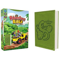 NIrV, Adventure Bible for Early Readers, Leathersoft, Green, Full Color [Leather / fine bindi]