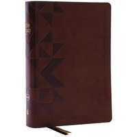 NKJV, The Bible Study Bible, Leathersoft, Brown, Comfort Print: A Study Guide fo [Leather / fine bindi]