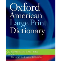 Oxford American Large Print Dictionary [Paperback]