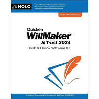 Quicken Willmaker & Trust 2024: Book & Online Software Kit [Paperback]