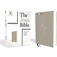 The Jesus Bible, NIV Edition, Cloth over Board, Gray Linen, Comfort Print [Hardcover]
