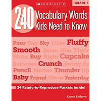 240 Vocabulary Words Kids Need to Know: Grade 1: 24 Ready-to-Reproduce Packets I [Paperback]
