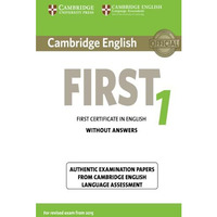 Cambridge English First 1 for Revised Exam from 2015 Student's Book without Answ [Paperback]