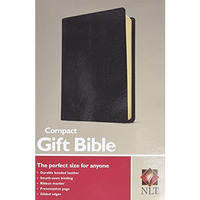 Compact Gift Bible NLT (Bonded Leather, Black) [Leather / fine bindi]