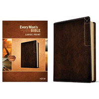 Every Mans Bible NIV, Large Print, Deluxe Explorer Edition (LeatherLike, Rustic [Leather / fine bindi]