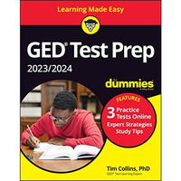 GED Test Prep 2023/2024 For Dummies with Online Practice [Paperback]