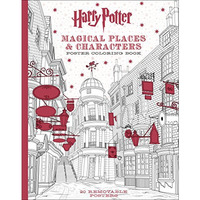 Harry Potter Magical Places & Characters Poster Coloring Book [Paperback]