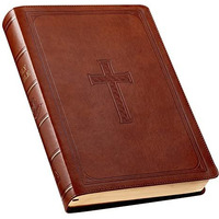 Holy Bible: Kjv Super Giant Print Edition: Tan (king James Bible) [Imitation Leather]