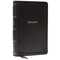 KJV Holy Bible: Large Print Single-Column with 43,000 End-of-Verse Cross Referen [Leather / fine bindi]