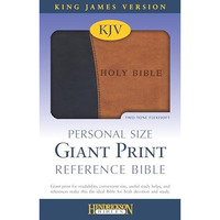 KJV Personal Size Giant Print Reference Bible, Flexisoft (Red Letter, Imitation  [Leather / fine bindi]