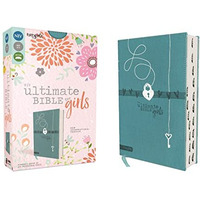NIV, Ultimate Bible for Girls, Faithgirlz Edition, Leathersoft, Teal, Thumb Inde [Leather / fine bindi]
