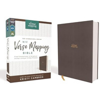NIV, Verse Mapping Bible, Cloth over Board, Gray, Comfort Print: Find Connection [Hardcover]