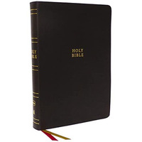 NKJV Holy Bible, Super Giant Print Reference Bible, Brown Bonded Leather, 43,000 [Leather / fine bindi]