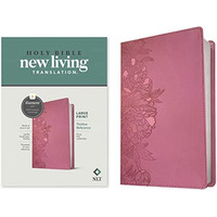 NLT Large Print Thinline Reference Bible, Filament Enabled Edition (Red Letter,  [Leather / fine bindi]