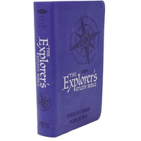 The NKJV, Explorer's Study Bible, Leathersoft, Blue: Seeking God's Treasure and  [Leather / fine bindi]