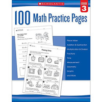 100 Math Practice Pages: Grade 3 [Paperback]