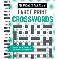 Brain Games - Large Print Crosswords (Swirls) [Unknown]