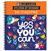 Brain Games - Sticker by Number: Be Inspired - 2 Books In 1 [Unknown]