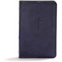 KJV Compact Bible, Navy LeatherTouch, Value Edition [Unknown]