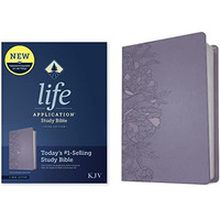 KJV Life Application Study Bible, Third Edition (Red Letter, LeatherLike, Peony  [Leather / fine bindi]