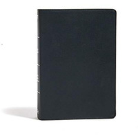 KJV Super Giant Print Reference Bible, Black Genuine Leather [Unknown]