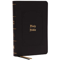 KJV, Personal Size Large Print Reference Bible, Vintage Series, Black Leathersof [Leather / fine bindi]