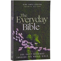 KJV, The Everyday Bible, Paperback, Red Letter, Comfort Print: 365 Daily Reading [Paperback]