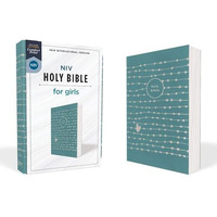 NIV, Holy Bible for Girls, Soft Touch Edition, Leathersoft, Teal, Comfort Print [Leather / fine bindi]
