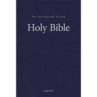 NIV, Pew and Worship Bible, Large Print, Hardcover, Blue, Comfort Print [Hardcover]