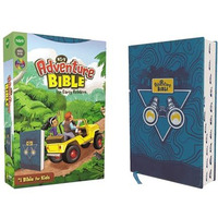NIrV, Adventure Bible for Early Readers, Leathersoft, Blue, Full Color, Thumb In [Leather / fine bindi]