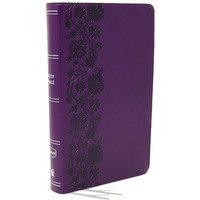 NKJV, End-of-Verse Reference Bible, Personal Size Large Print, Leathersoft, Purp [Leather / fine bindi]