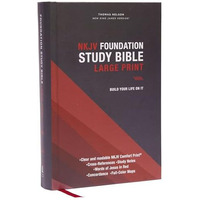NKJV, Foundation Study Bible, Large Print, Hardcover, Red Letter, Comfort Print: [Hardcover]