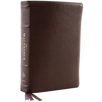 NKJV, MacArthur Study Bible, 2nd Edition, Premium Goatskin Leather, Brown, Premi [Leather / fine bindi]