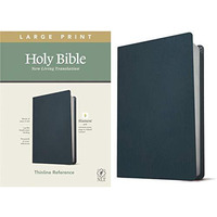 NLT Large Print Thinline Reference Bible, Filament Enabled Edition (Red Letter,  [Leather / fine bindi]