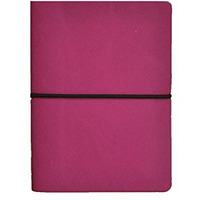 Ciak Lined Notebook: Pink [Leather / fine bindi]